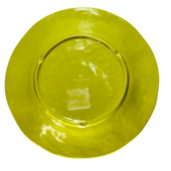 Tommy Bahama Melamine Dinner Plate 11 inch Green - Picture 5 of 10
